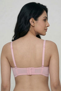 Zivame Padded Regular Wired 3/4th Coverage Strapless Bra - Pale Lilac — thumbnail 3